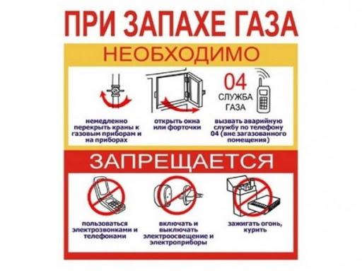 Памятка об опасности угарного газа